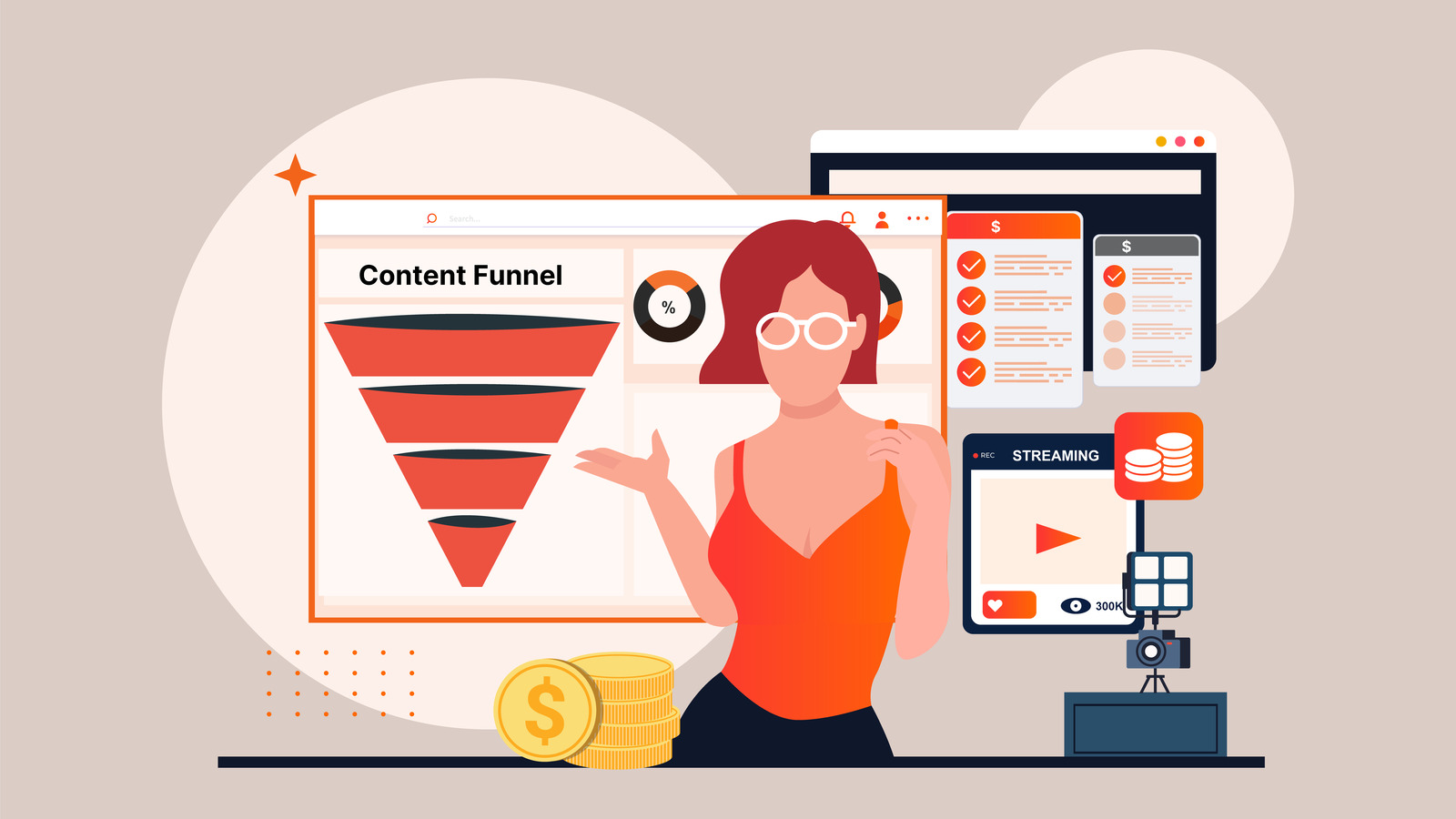 Leveraging Content Funnels to transform Casual Audiences into Loyal Patrons